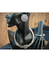 Alphabey's Tribal Bohemia Oxidised Silver  Choker Necklace for Women/Girls NK02